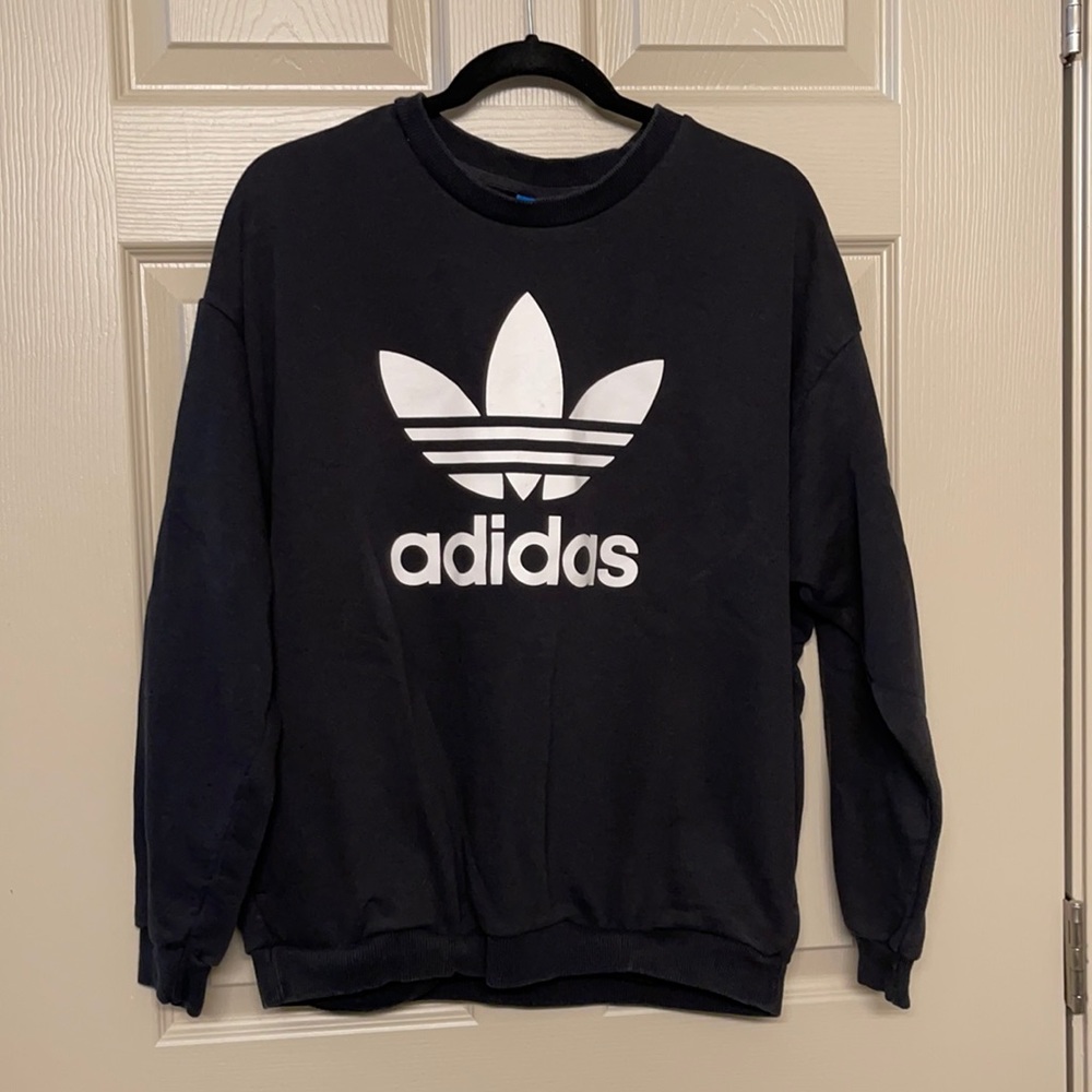 ADIDAS CREWNECK SWEATSHIRT WITH POCKETS